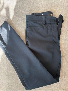 LOFT Petites Dark Navy Skinny-Leg Work Pants